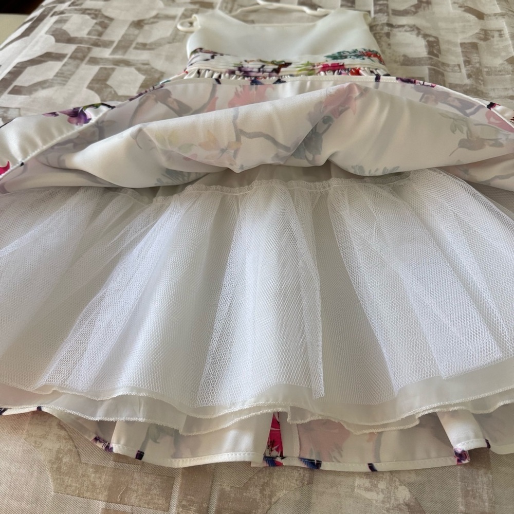 My Princess Wear girls floral birds white multicolor formal dress size 6x NWOT - Picture 8 of 11